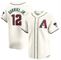 A.Diamondbacks #12 Lourdes Gurriel Jr. Cream Cool Base product image 1
