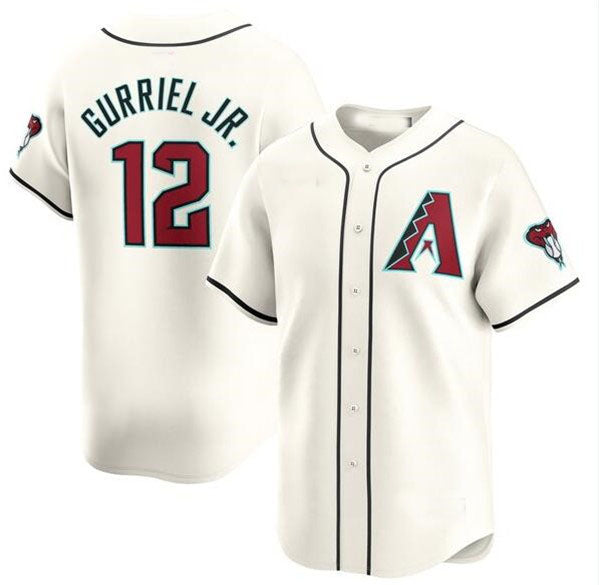 A.Diamondbacks #12 Lourdes Gurriel Jr. Cream Cool Base product image 1