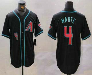 A.Diamondbacks #4 Ketel Marte Player Black Cool Base product image 1