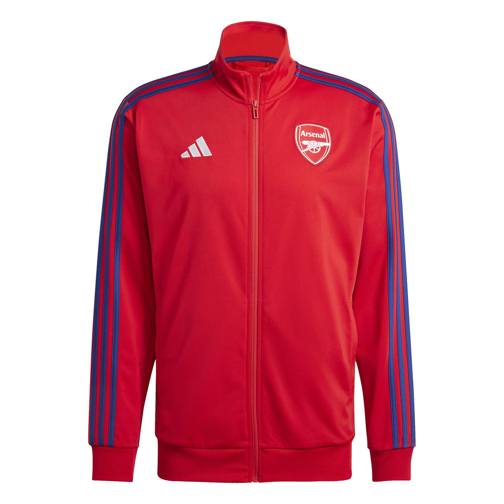Arsenal FC EPL Adidas Men Red DNA Track Top Jacket product image 1, provided for visual reference and product detail review