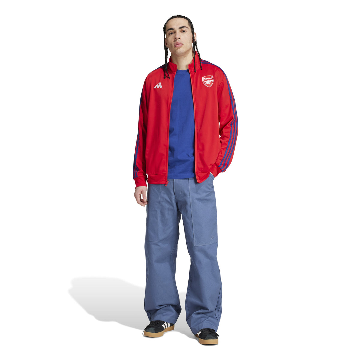 Arsenal FC EPL Adidas Men Red DNA Track Top Jacket product image 6, provided for visual reference and product detail review
