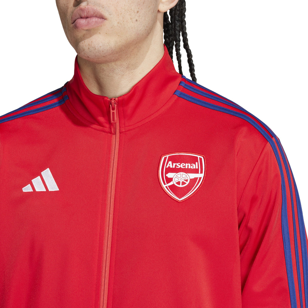 Arsenal FC EPL Adidas Men Red DNA Track Top Jacket product image 7, provided for visual reference and product detail review
