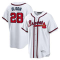A.Braves #28 Matt Olson White Home Replica Player Game product image 1