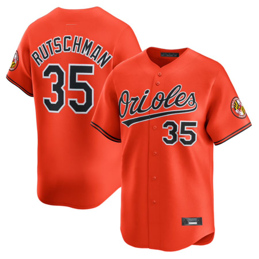 B.Orioles #35 Adley Rutschman White Limited Player Game product image 1