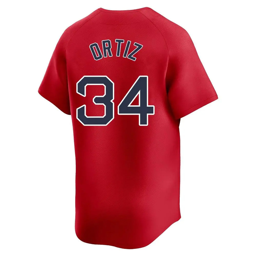B.Red Sox #34 David Ortiz Player Red Vapor Limited Home product image 1