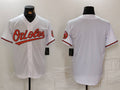 B.Orioles Blank Player Big Logo White Home Limited Cool product image 1