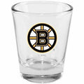 Boston Bruins NHL TSV 2oz Round Shot Glass product image 1, provided for visual reference and product detail review