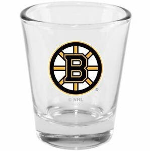 Boston Bruins NHL TSV 2oz Round Shot Glass product image 1, provided for visual reference and product detail review
