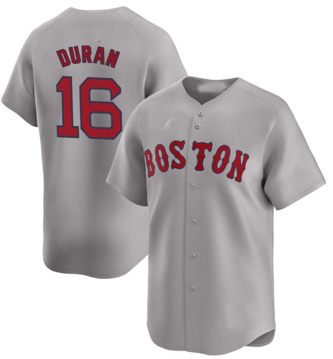 B.Red Sox #16 Jarren Duran Player Gray Away Limited product image 1