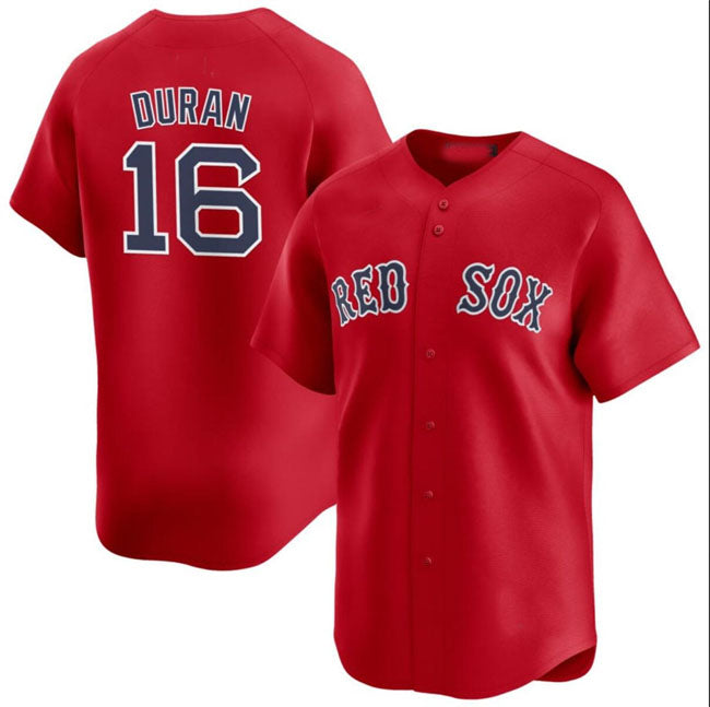 B.Red Sox #16 Jarren Duran Player Red Alternate Limited product image 1