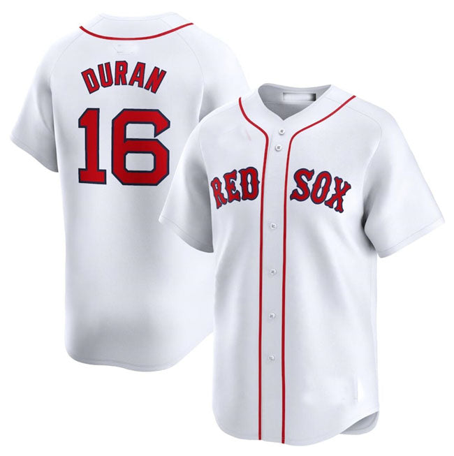 B.Red Sox #16 Jarren Duran Player White Limited Stitched product image 1