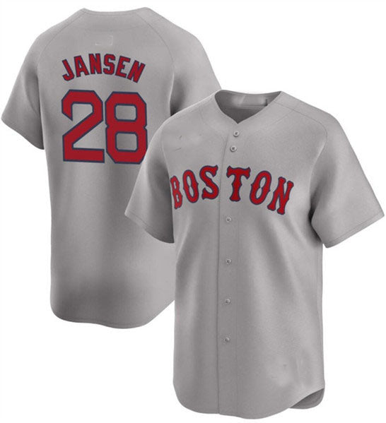 B.Red Sox #28 Danny Jansen Player Gray Limited Stitched product image 1