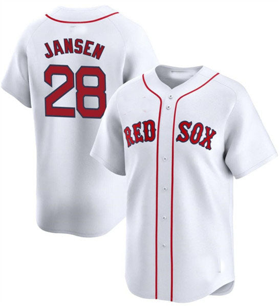 B.Red Sox #28 Danny Jansen Player White Home Limited product image 1