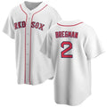 B.Red Sox #2 Alex Bregman Player White Cool Base Stitched product image 1