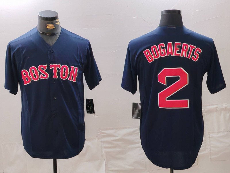B.Red Sox #2 Xander Bogaerts Player Grey Cool Base Stitched product image 1