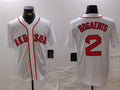 B.Red Sox #2 Xander Bogaerts Player Jersey White Cool Base product image 1