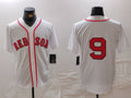 B.Red Sox #9 Ted Williams Player Jersey White Cool Base product image 1