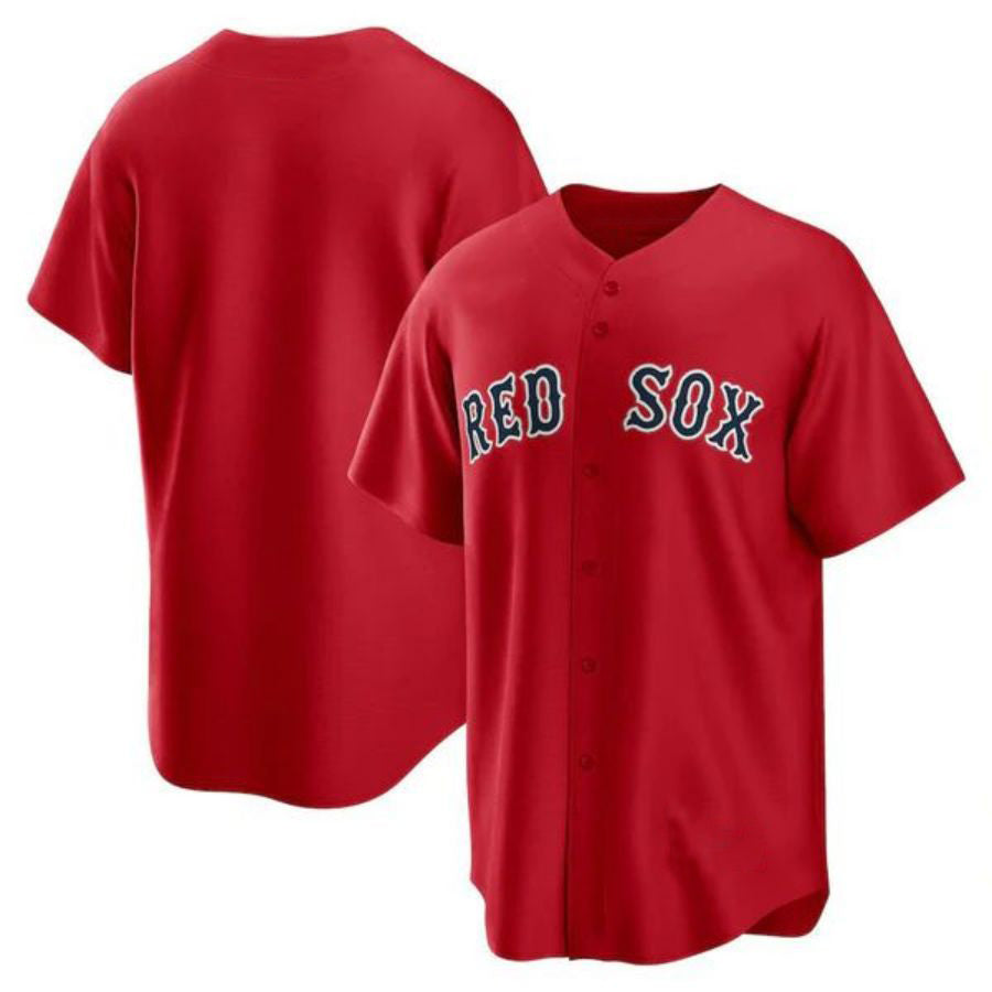B.Red Sox Blank Player Red Alternate Replica Game Baseball product image 1