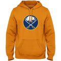 Buffalo Sabres NHL Bulletin Men Gold Express Twill Logo Hoodie product image 1, provided for visual reference and product