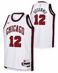 Nike 2022-23 City Edition Chicago Bulls Ayo Dosunmu #12 White Dri-FIT Swingman Jersey product image 1, provided for visual