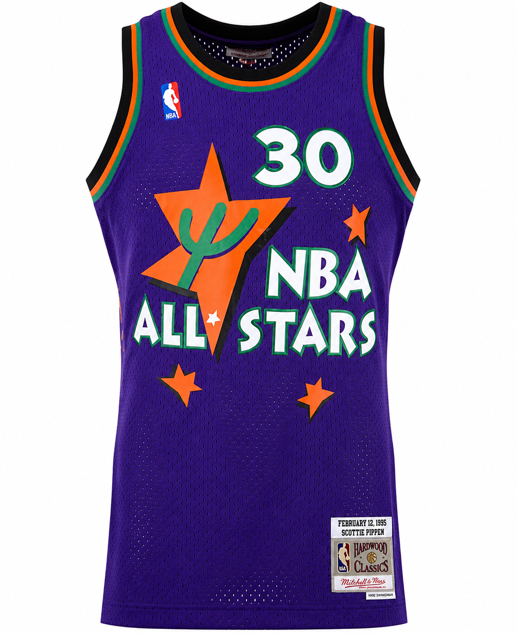 Scottie Pippen Eastern Conference Mitchell & Ness 1995 All-Star Hardwood Classics Swingman Jersey - Purple for Men product