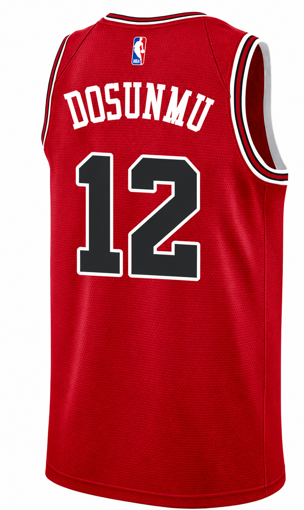 Chicago Bulls Ayo Dosunmu Red Nike Swingman Icon Jersey product image 1, provided for visual reference and product detail