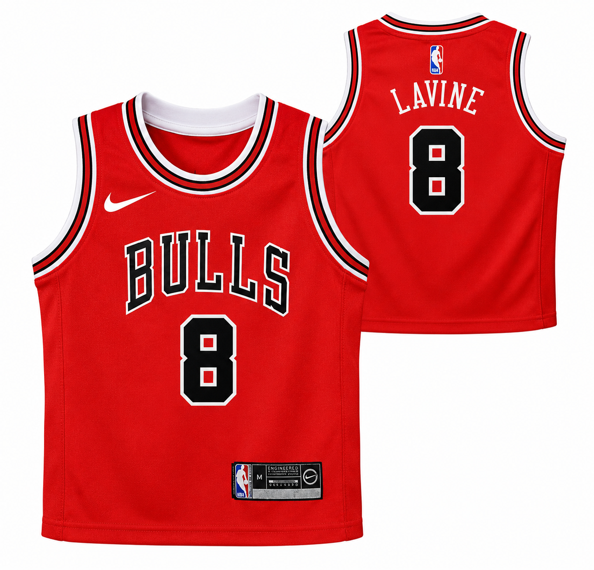 Toddler Zach Lavine Chicago Bulls Red Nike Replica Jersey product image 1, provided for visual reference and product detail