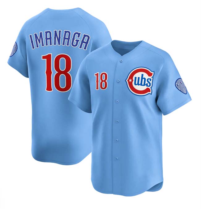 C.Cubs #18 Sh¨­ta Imanaga Player Blue 2024-25 2nd Alternate product image 1