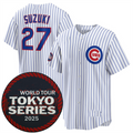 C.Cubs #27 Seiya Suzuki Player White 2025 World Tour Tokyo product image 1