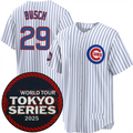 C.Cubs #29 Michael Busch Player White 2025 World Tour Tokyo product image 1