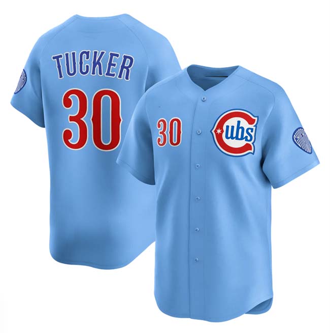 C.Cubs #30 Kyle Tucker Player Blue 2024-25 2nd Alternate product image 1