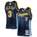 Denver Nuggets Allen Iverson Blue 2006-07 Hardwood Classics Swingman Jersey product image 1, provided for visual reference