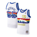 Denver Nuggets Dikembe Mutombo 1991-92 Mitchell & Ness White Basketball Jersey product image 1, provided for visual