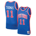 Detroit Pistons Isiah Thomas Royal 1988-89 Hardwood Classics Swingman Jersey product image 1, provided for visual reference