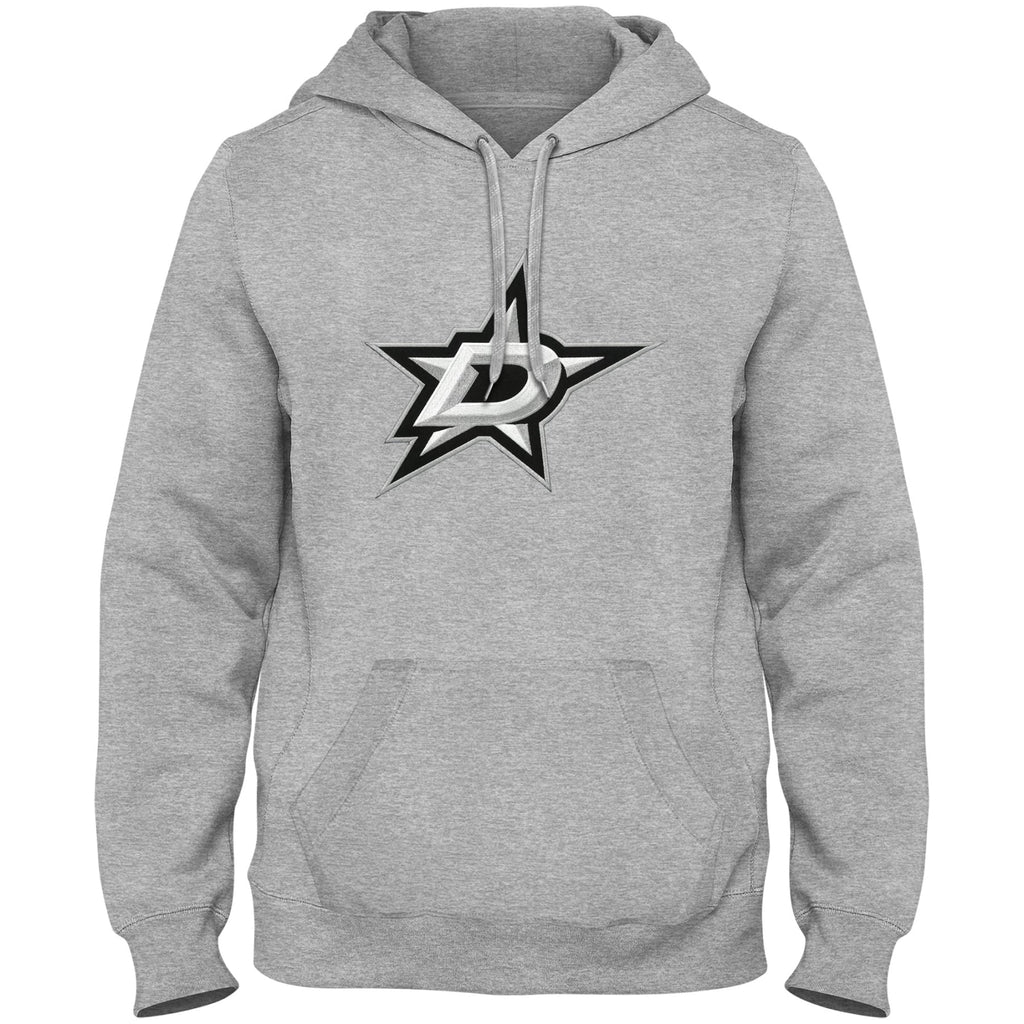 Dallas Stars NHL Bulletin Men Athletic Grey Express Twill Logo Hoodie product image 1, provided for visual reference and