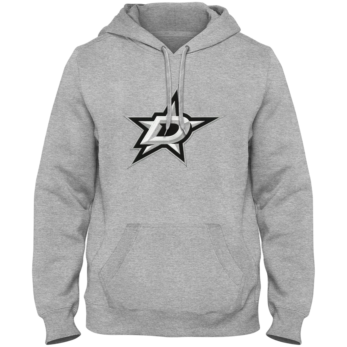 Dallas Stars NHL Bulletin Men Athletic Grey Express Twill Logo Hoodie product image 1, provided for visual reference and