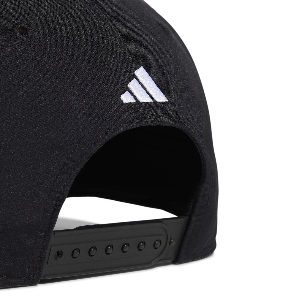Adidas Men Black 3 Bar Snapback Hat product image 3, provided for visual reference and product detail review