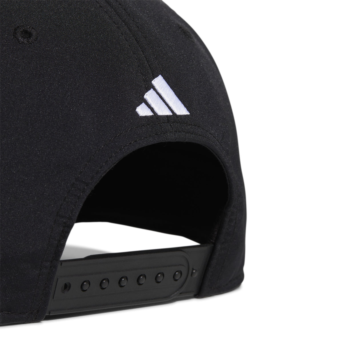 Adidas Men Black 3 Bar Snapback Hat product image 3, provided for visual reference and product detail review