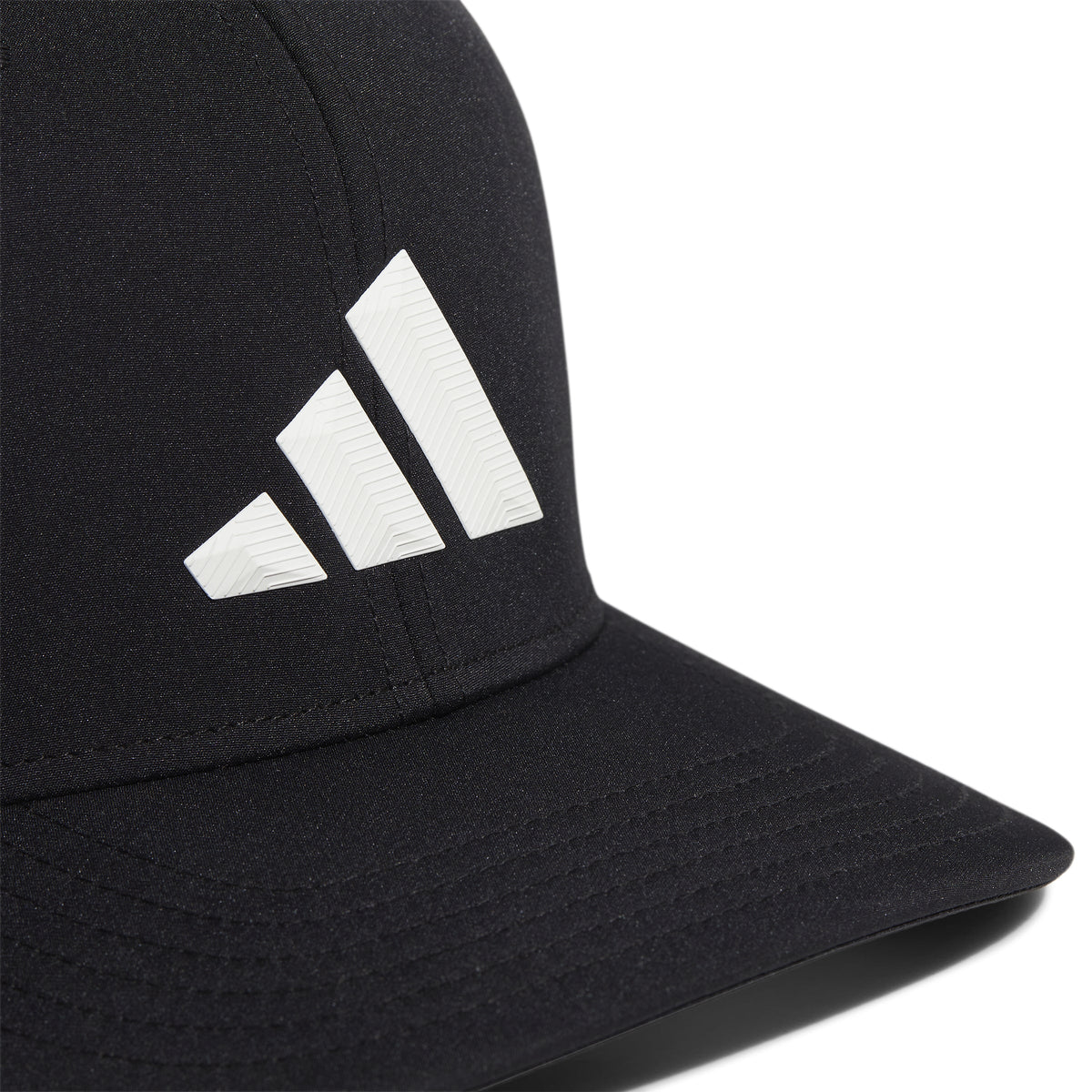 Adidas Men Black 3 Bar Snapback Hat product image 4, provided for visual reference and product detail review