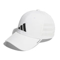 Adidas Men White Game Day Stretch Fit Hat product image 1, provided for visual reference and product detail review
