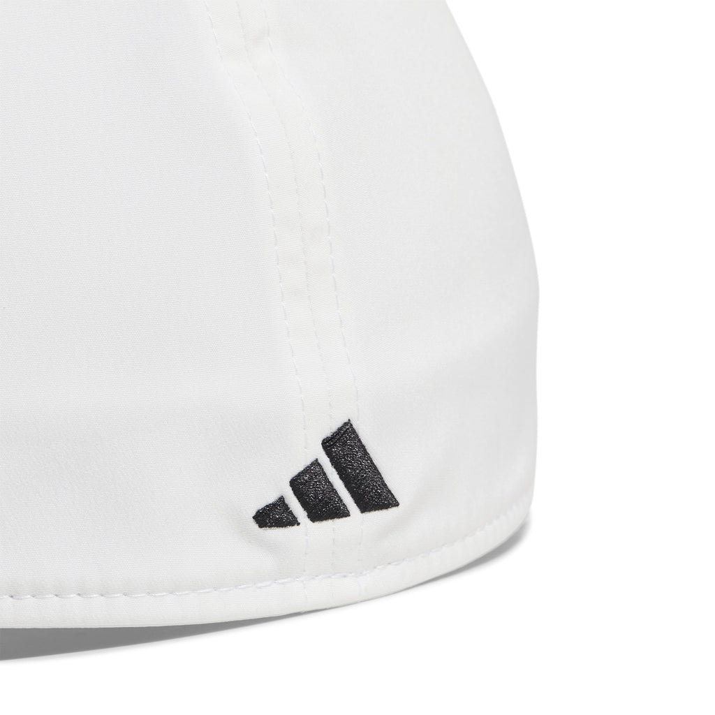 Adidas Men White Game Day Stretch Fit Hat product image 3, provided for visual reference and product detail review