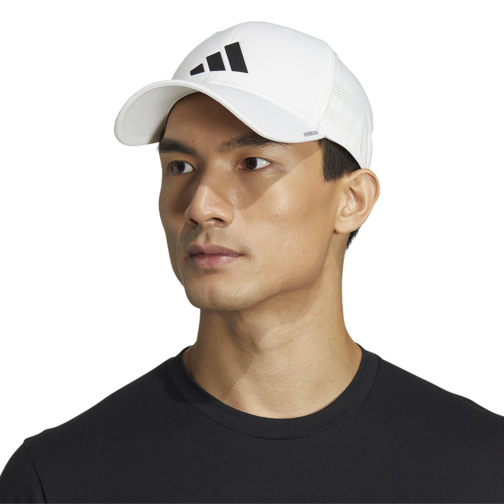 Adidas Men White Game Day Stretch Fit Hat product image 5, provided for visual reference and product detail review