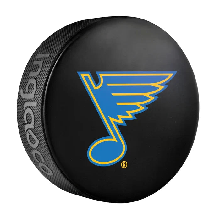 St. Louis Blues NHL Inglasco Basic Souvenir Hockey Puck product image 1, provided for visual reference and product detail