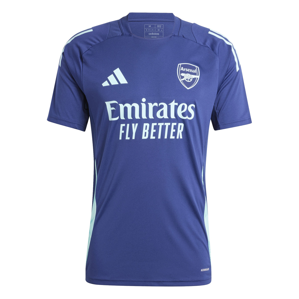 Arsenal FC EPL Adidas Men Navy Tiro 2024 Training Jersey product image 1, provided for visual reference and product detail