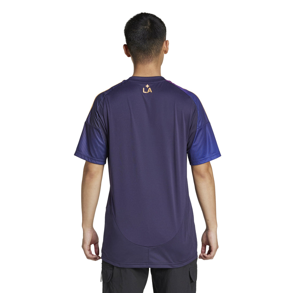 LA Galaxy MLS Adidas Men Purple 2025/26 Away Replica Jersey product image 4, provided for visual reference and product