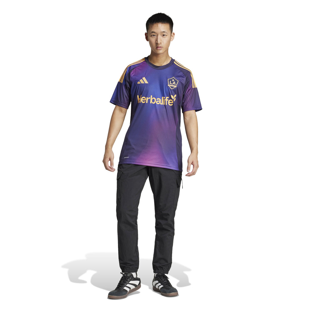 LA Galaxy MLS Adidas Men Purple 2025/26 Away Replica Jersey product image 6, provided for visual reference and product