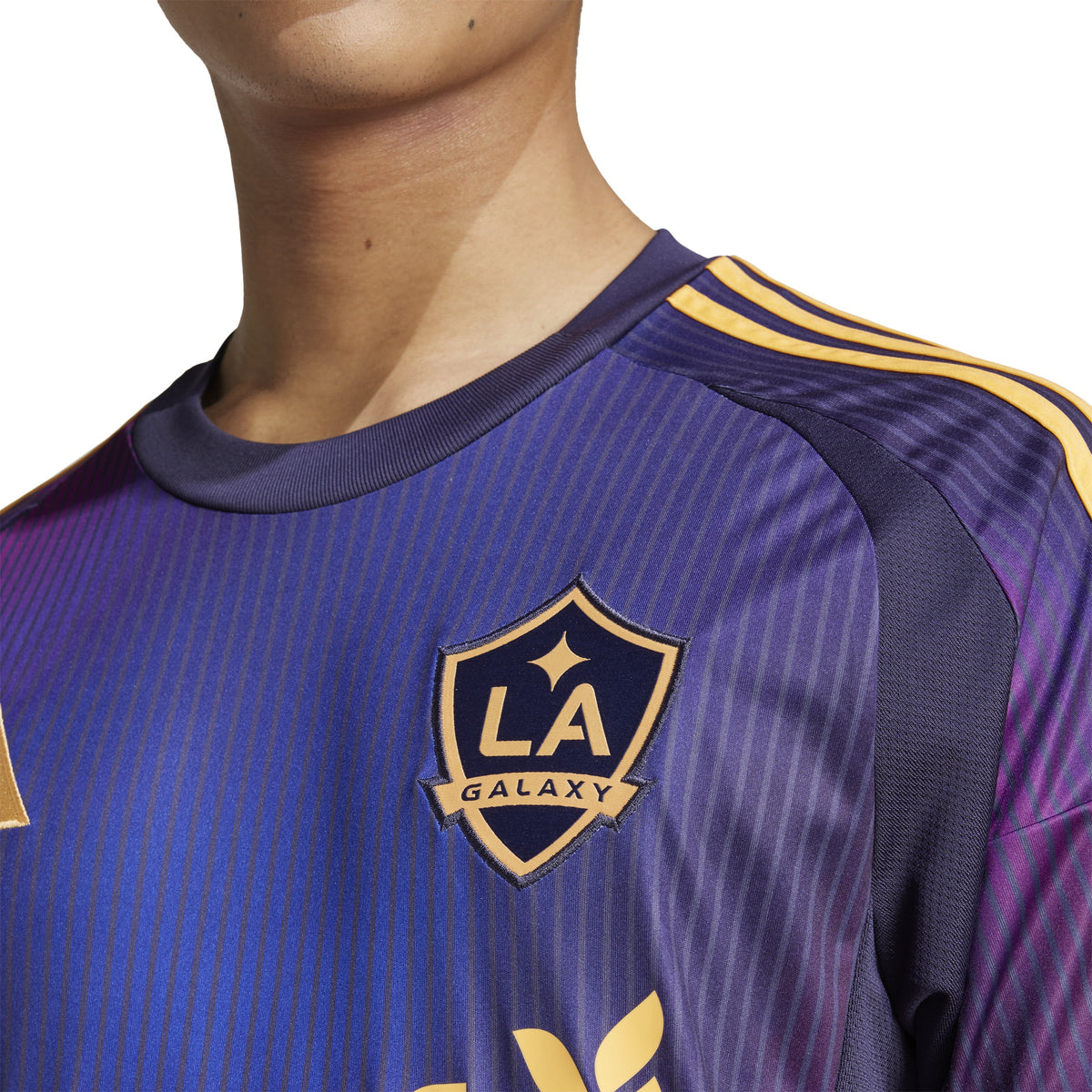 LA Galaxy MLS Adidas Men Purple 2025/26 Away Replica Jersey product image 7, provided for visual reference and product