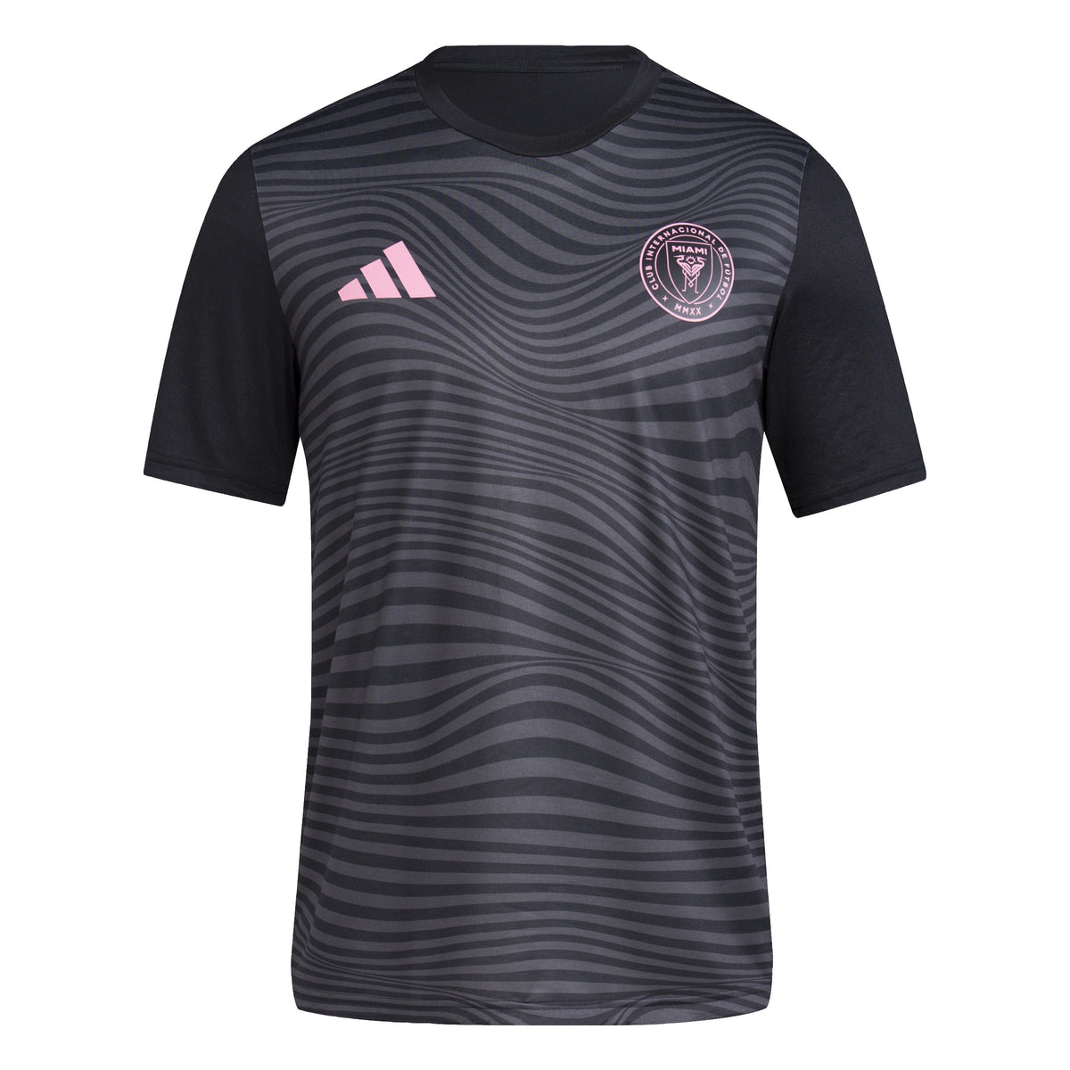 Lionel Messi Inter Miami FC MLS Adidas Men Black T-Shirt product image 2, provided for visual reference and product detail