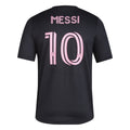 Lionel Messi Inter Miami FC MLS Adidas Men Black T-Shirt product image 1, provided for visual reference and product detail