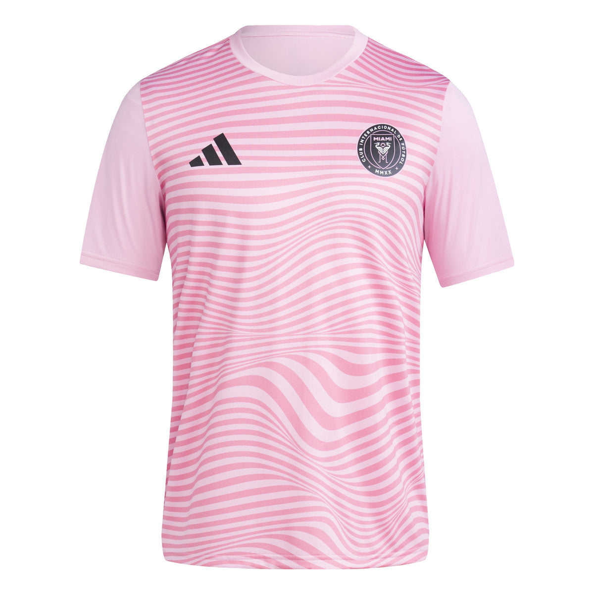 Lionel Messi Inter Miami FC MLS Adidas Men Pink T-Shirt product image 2, provided for visual reference and product detail